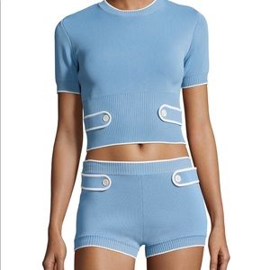 Miu Miu Knit Set (navy blue) no crazy offers